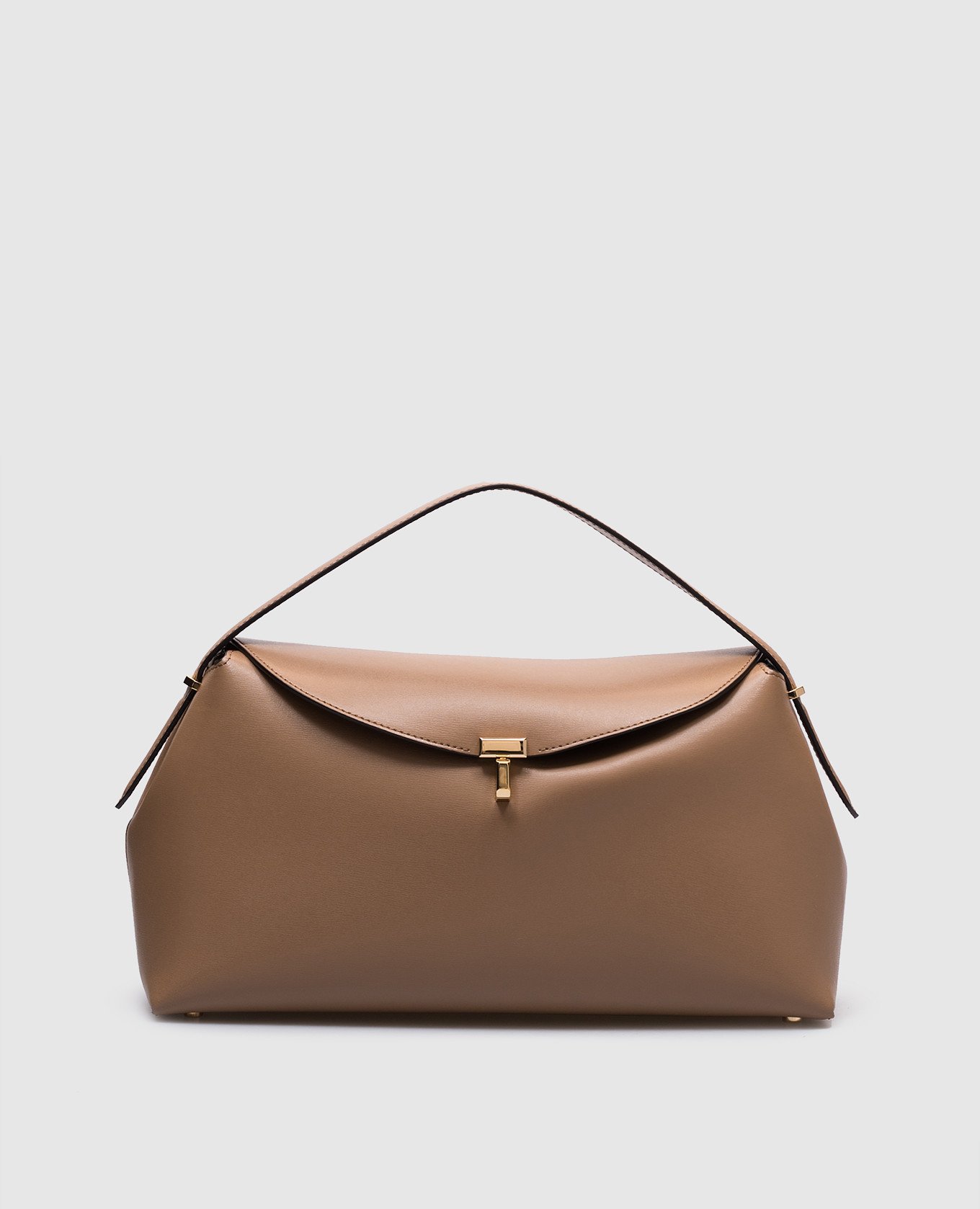 

Beige leather bag T-Lock Toteme