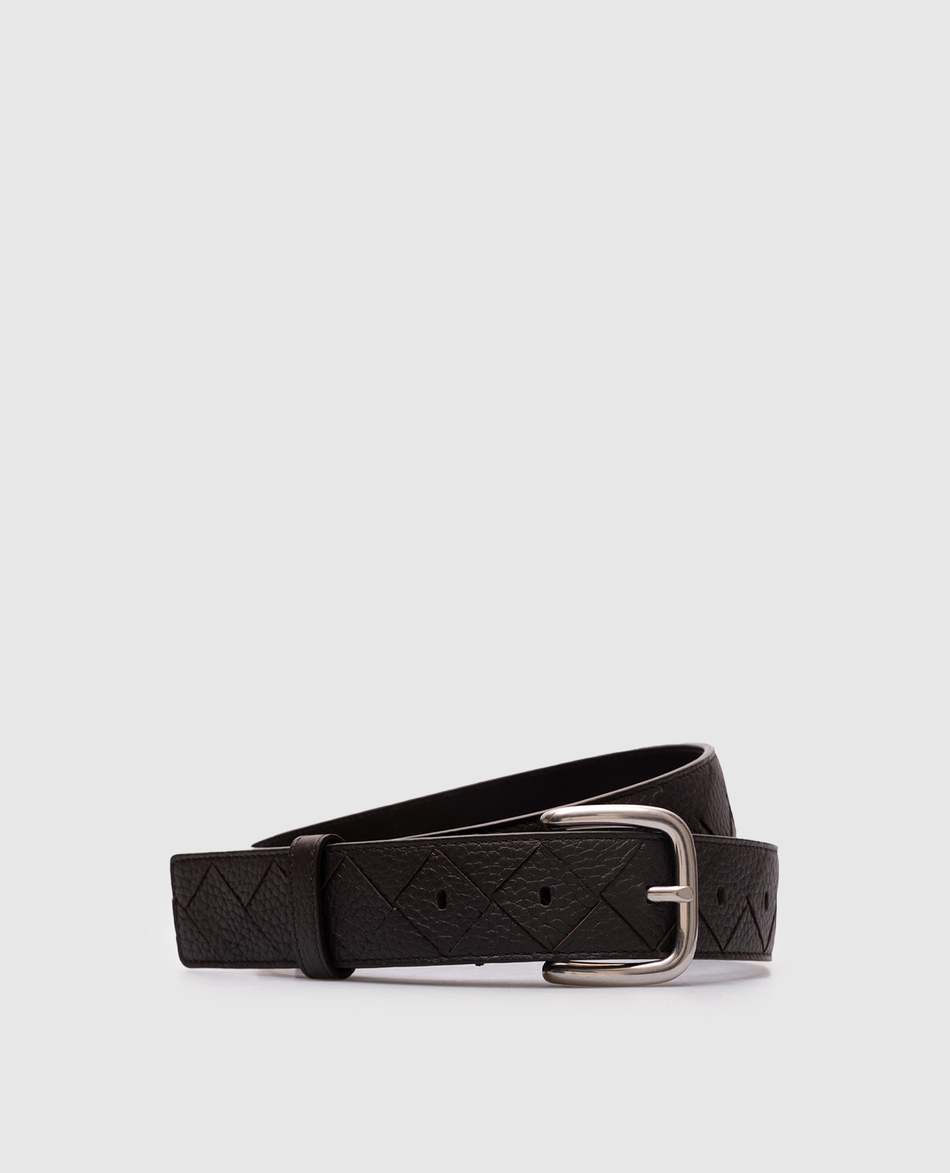 

Brown Intrecciato Taurillon leather belt Bottega Veneta