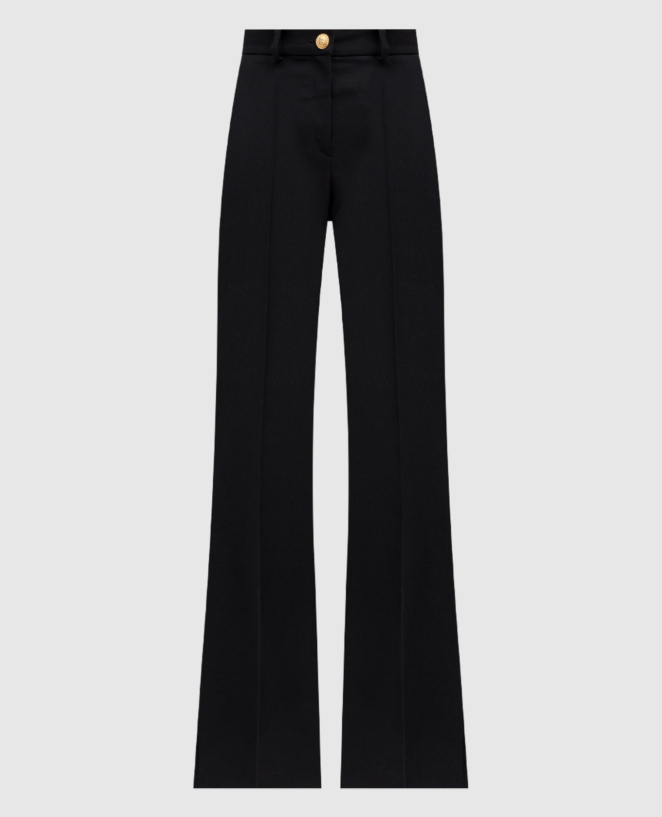 

Black wool flared pants Balmain