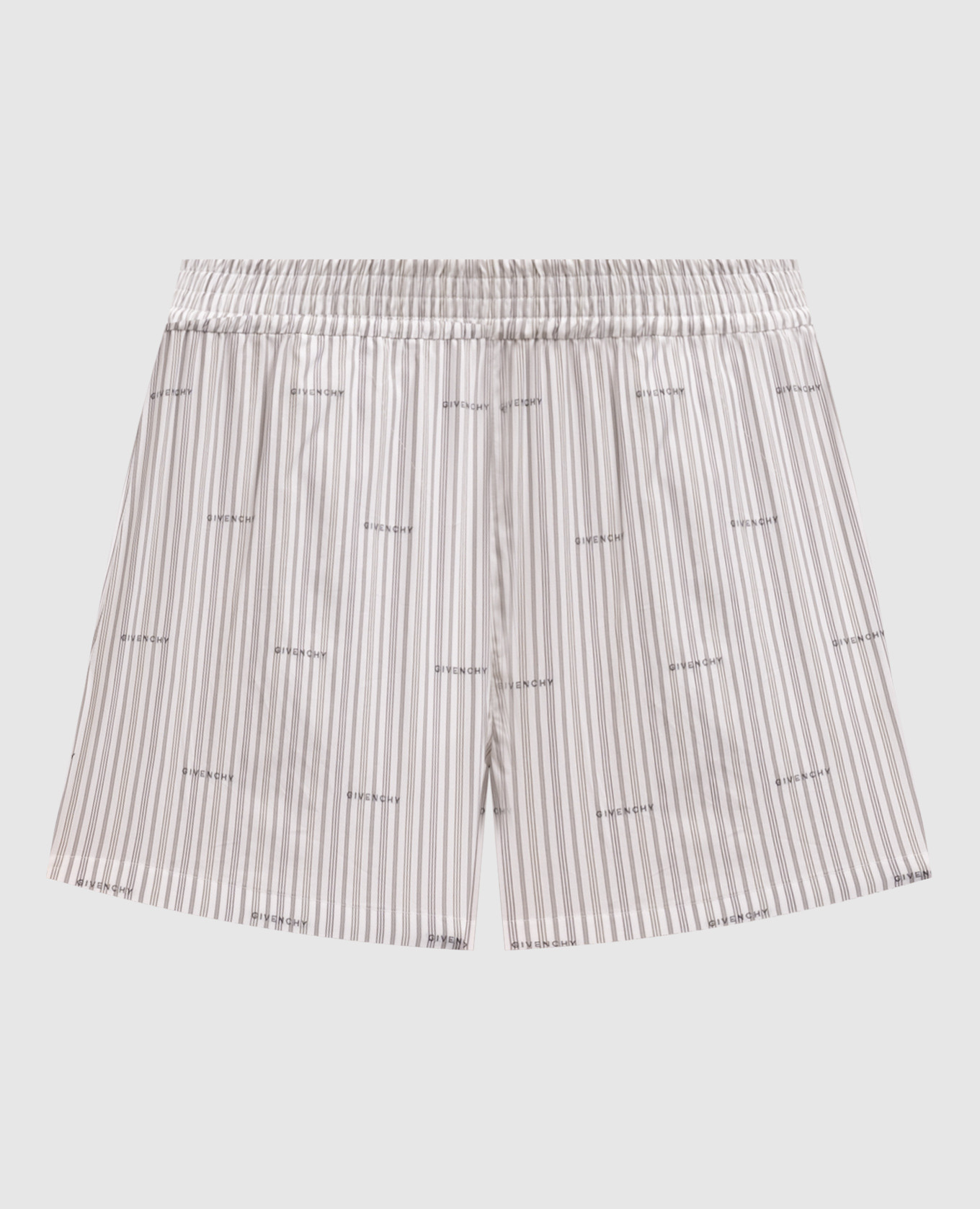 

White shorts in a stripe with a logo Givenchy