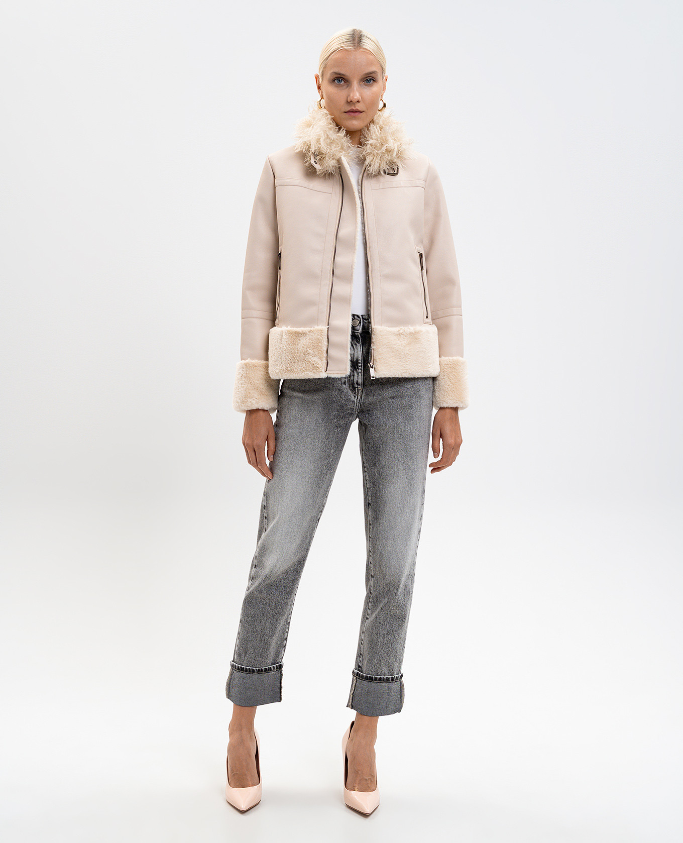 Beige jacket Twinset 2