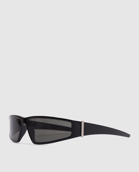 Alexander McQueen Black Y2k sunglasses with logo 821645J0752