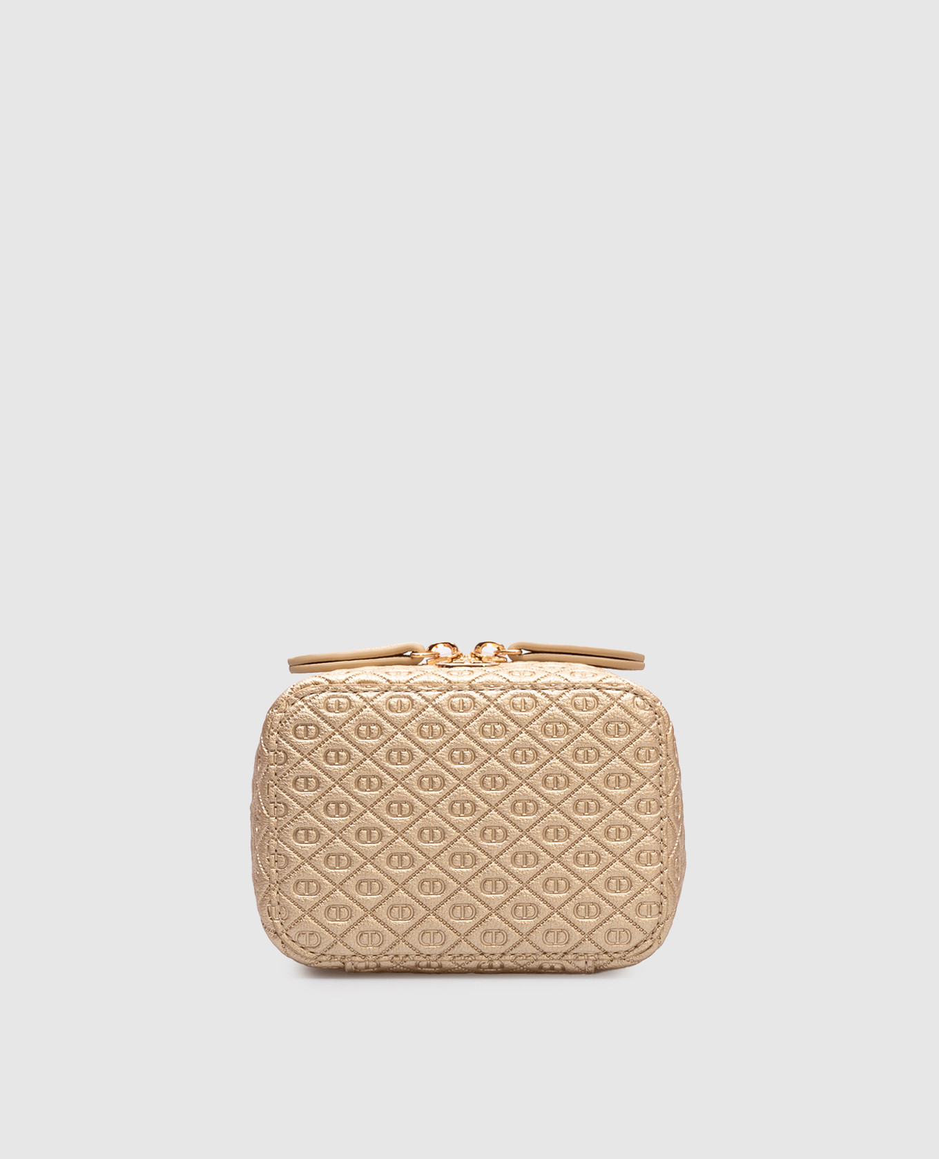 

Gold jewelry case with logo Twinset, Golden
