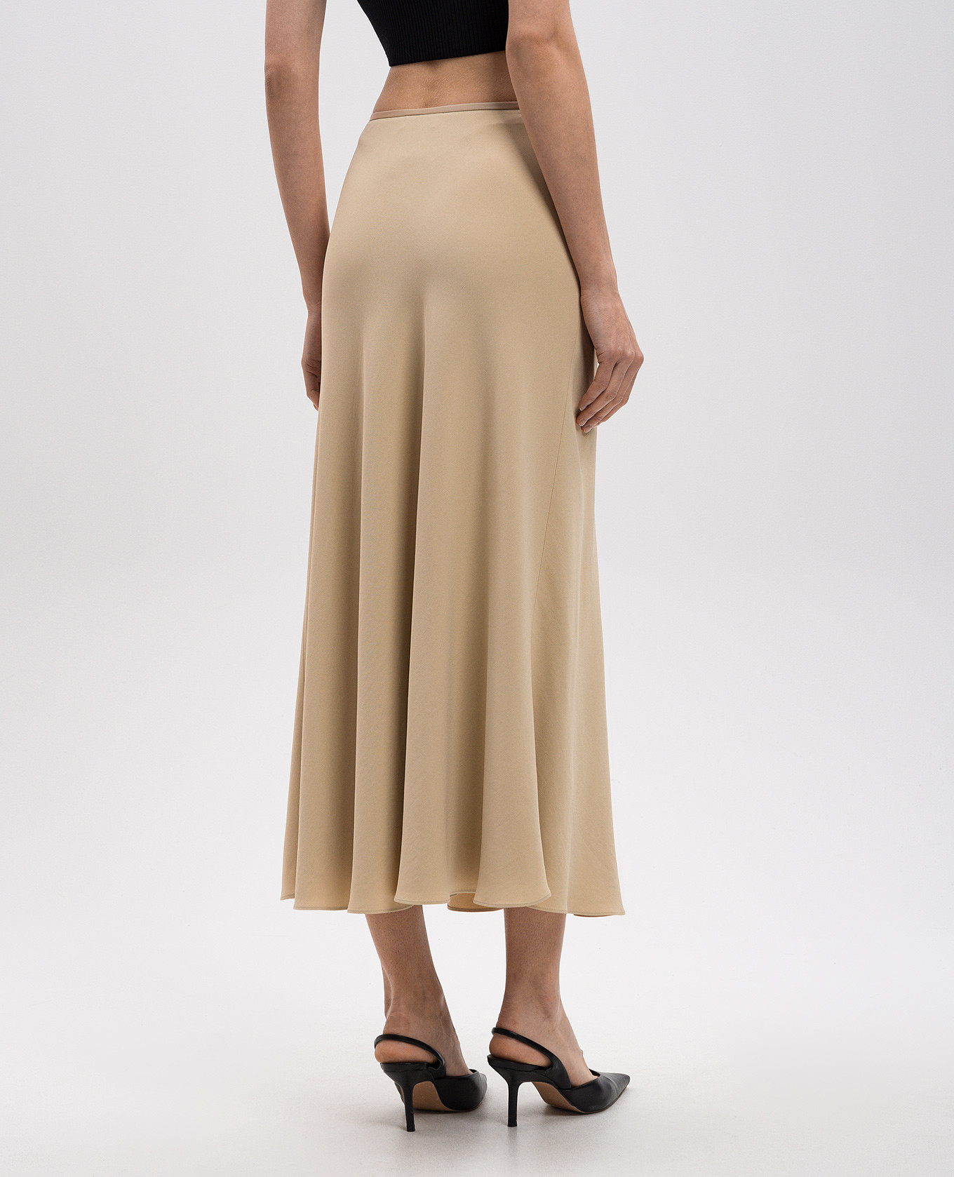 

Beige midi skirt Agnona