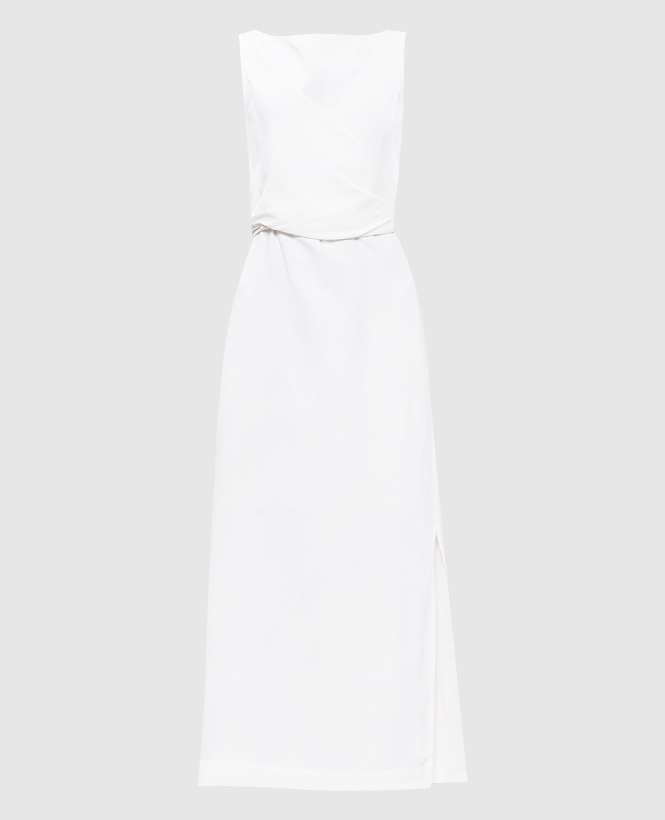 

White dress with monil chain Brunello Cucinelli
