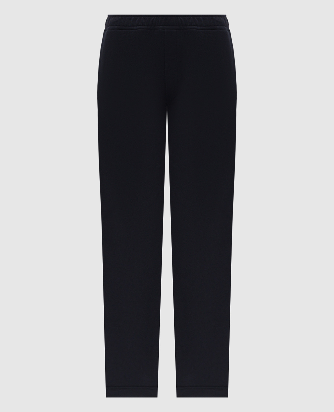 

Blue sweatpants with leather logo patch Moncler