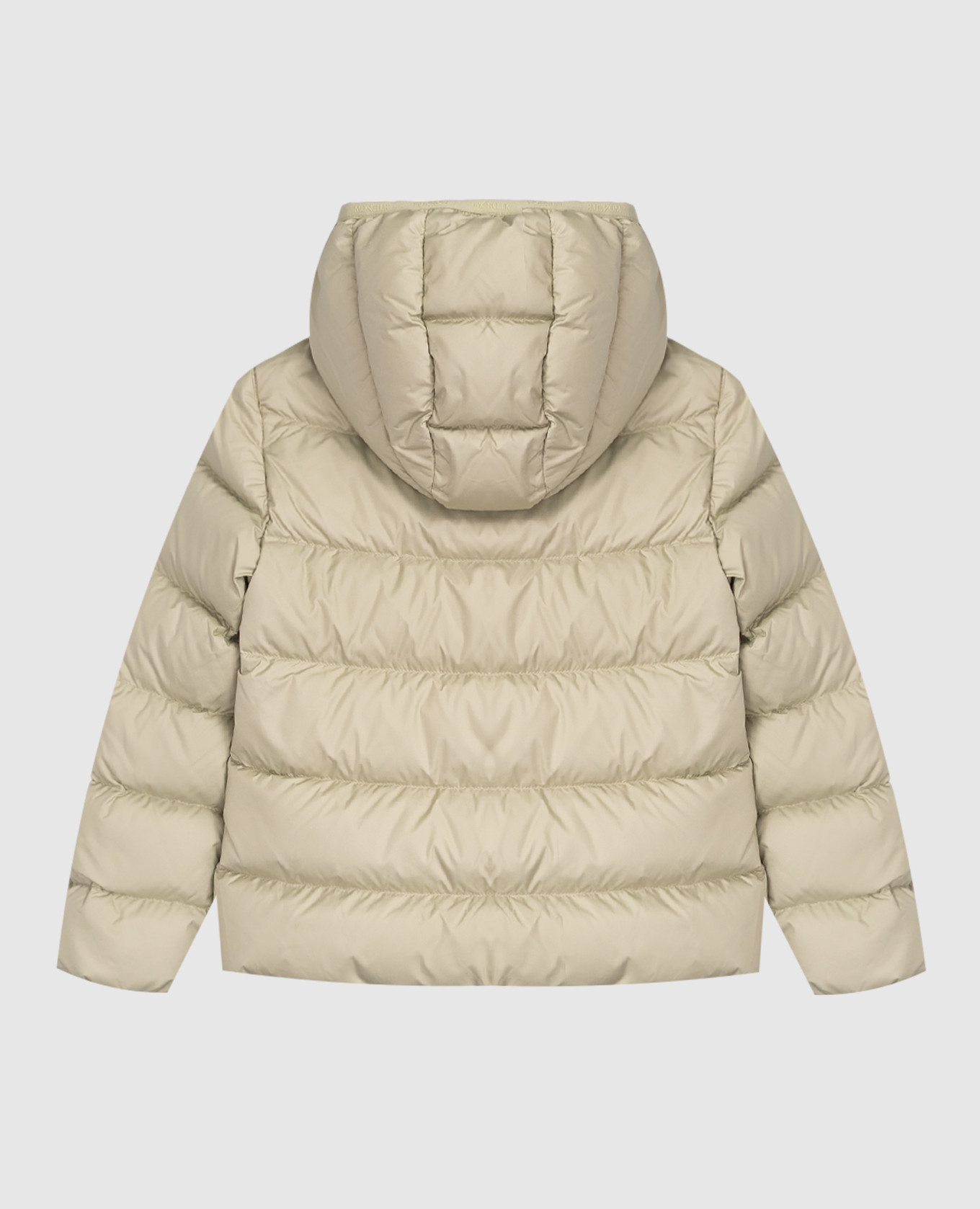 

Children's green down jacket with logo patch Moncler ENFANT