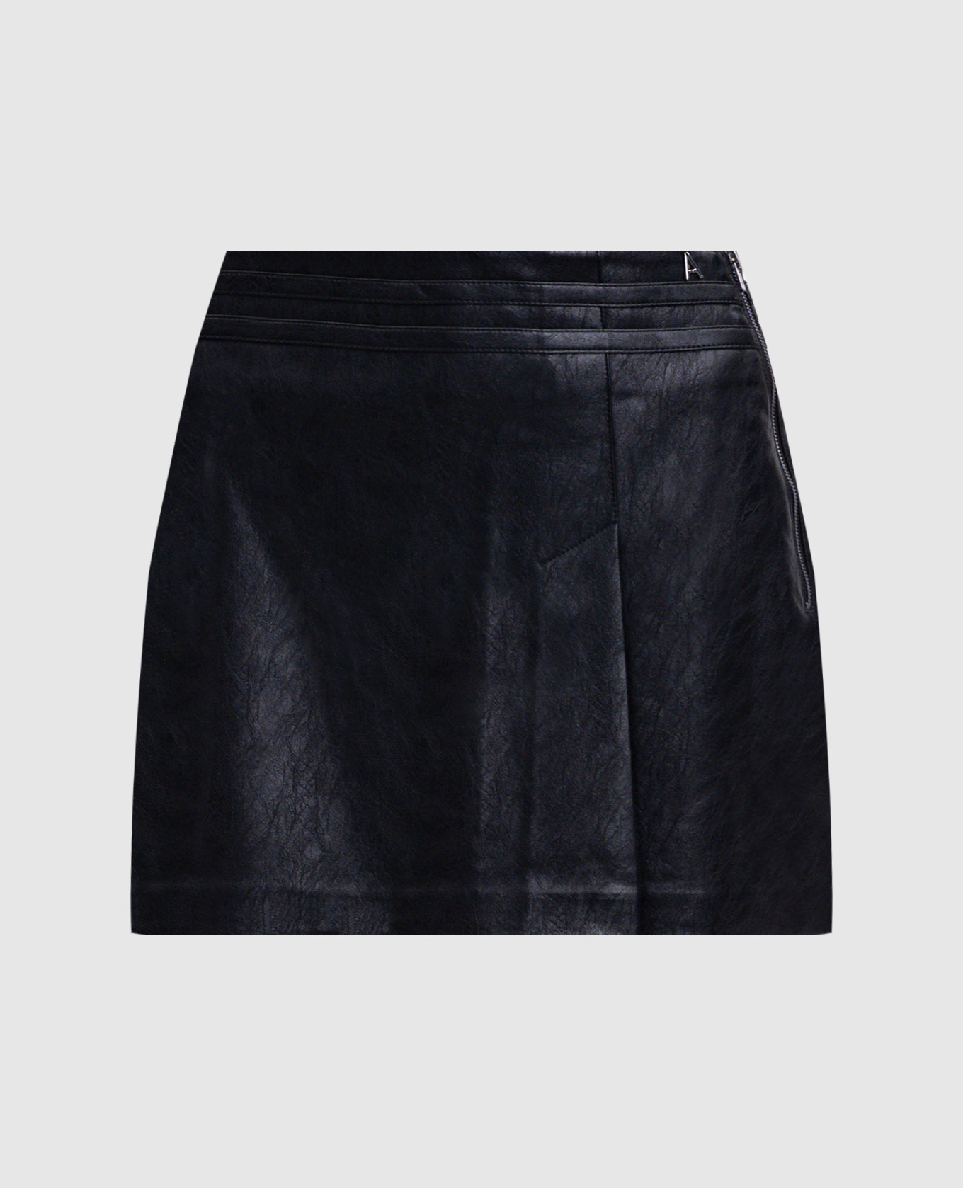 

Black mini skirt with logo Twinset
