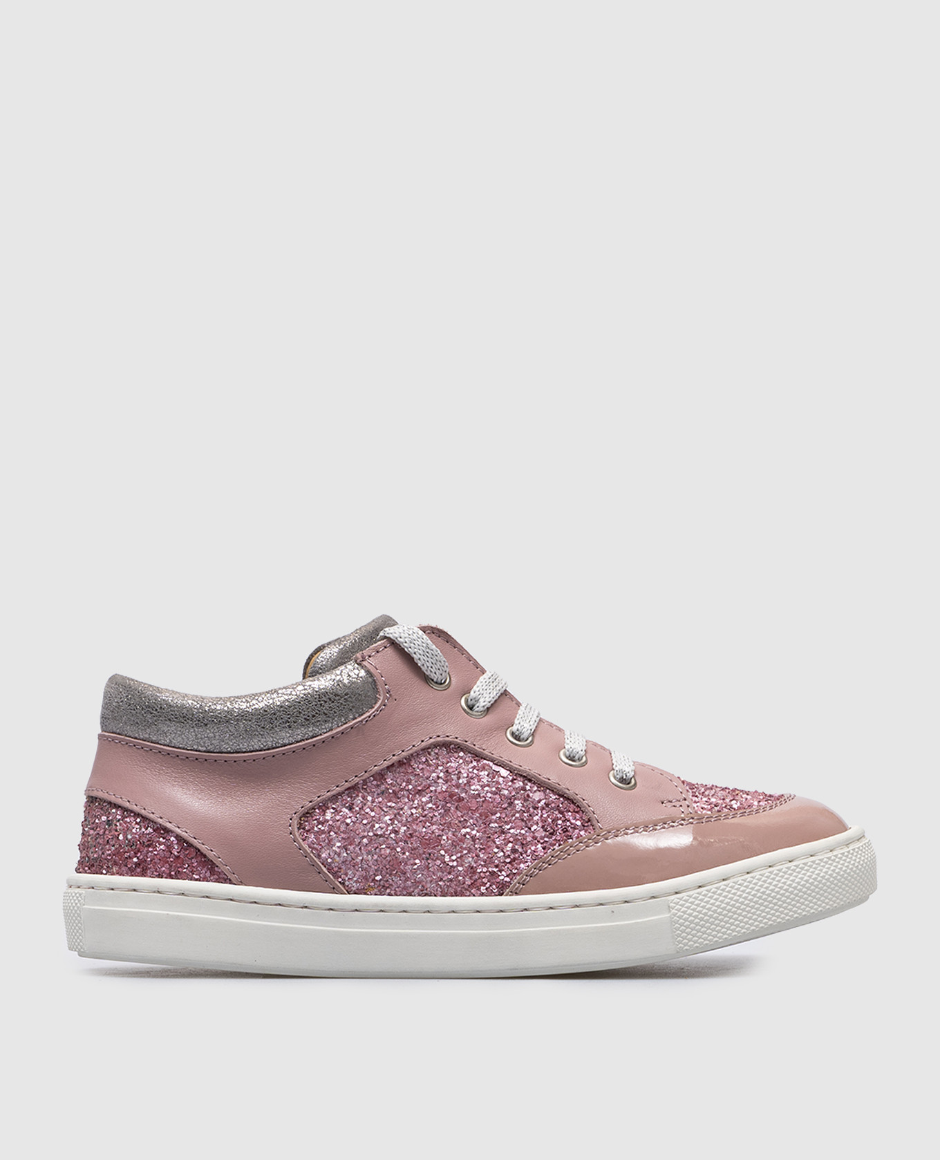 

Children's pink leather sneakers Zecchino D'oro