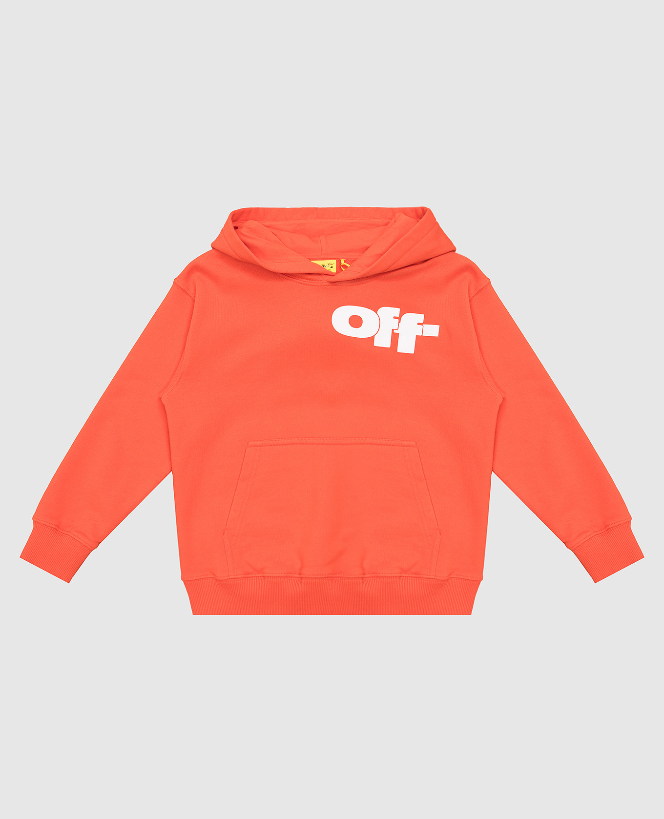 

Children's orange hoodie with logo print Off-White