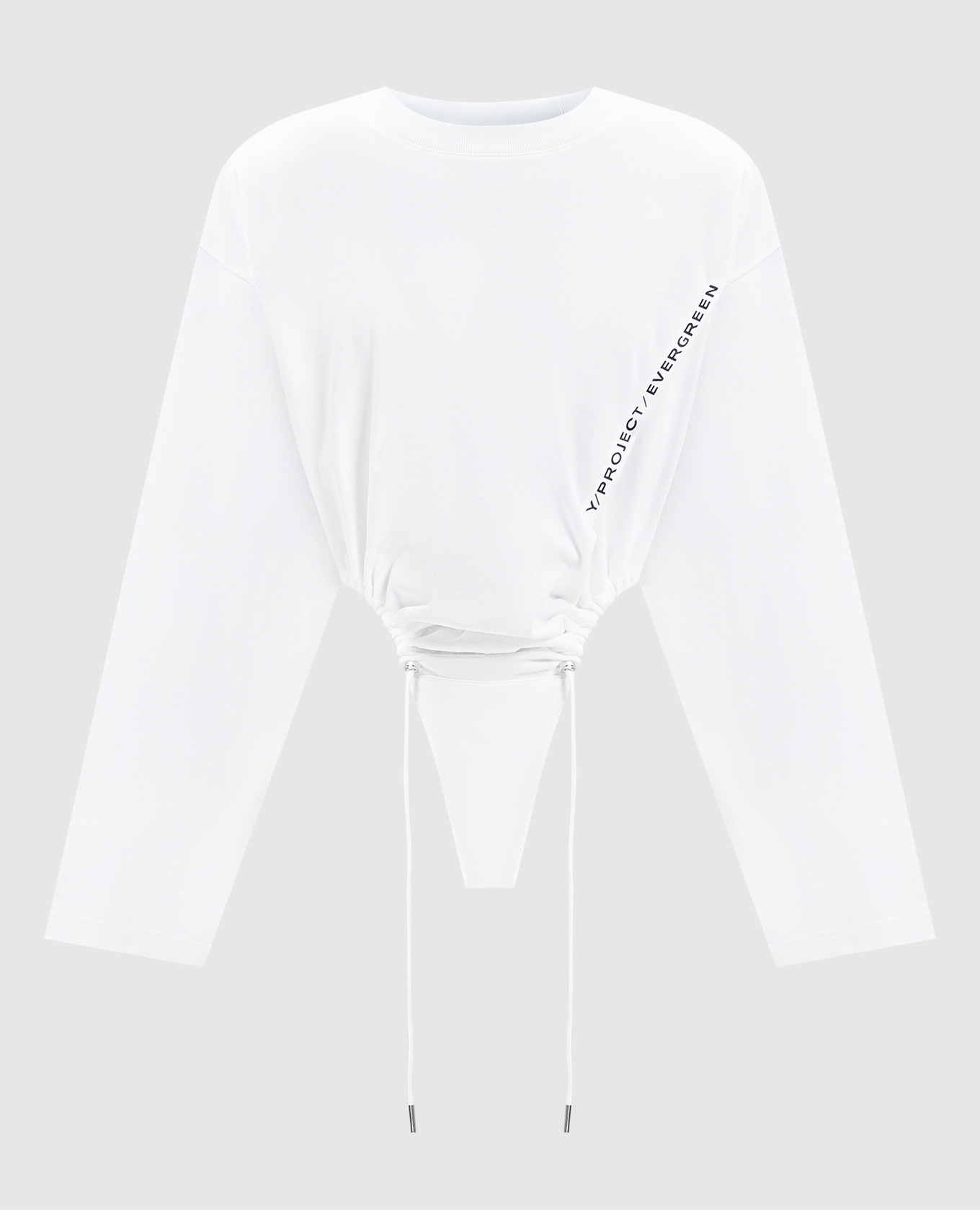 

White bodysuit EVERGREEN with print Y Project