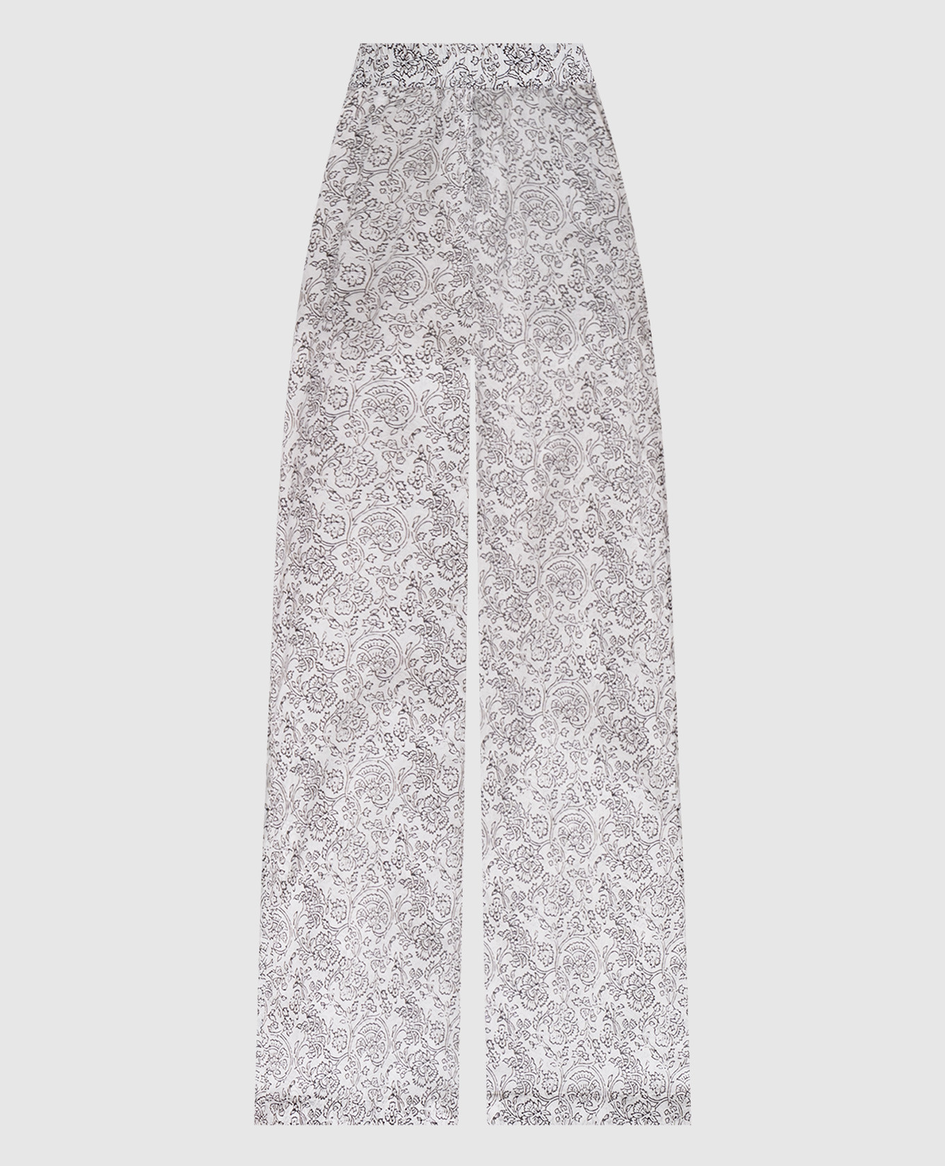 

White floral print pants Ermanno Scervino