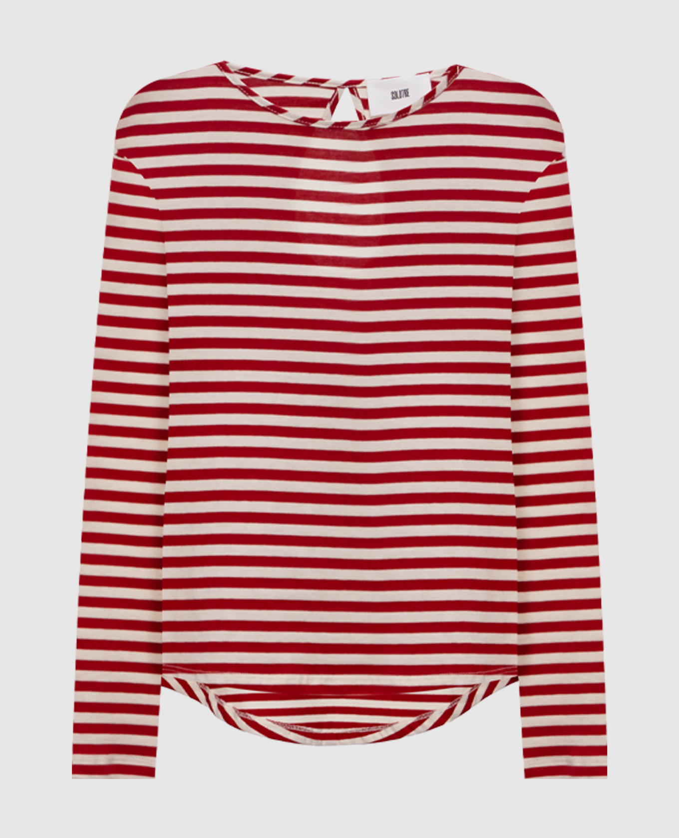 

Striped longsleeve Solotre, Red
