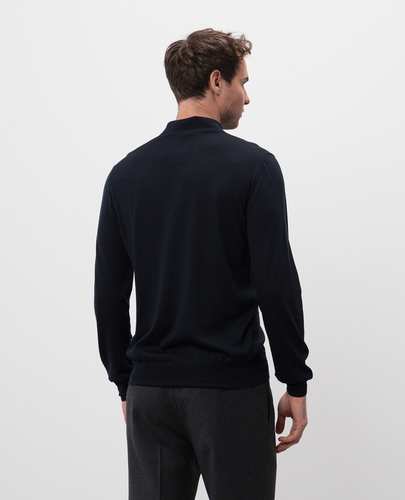 

ALONSO blue wool jumper MooRER