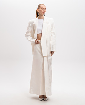 Materiel White asymmetrical top RE25KN01OF