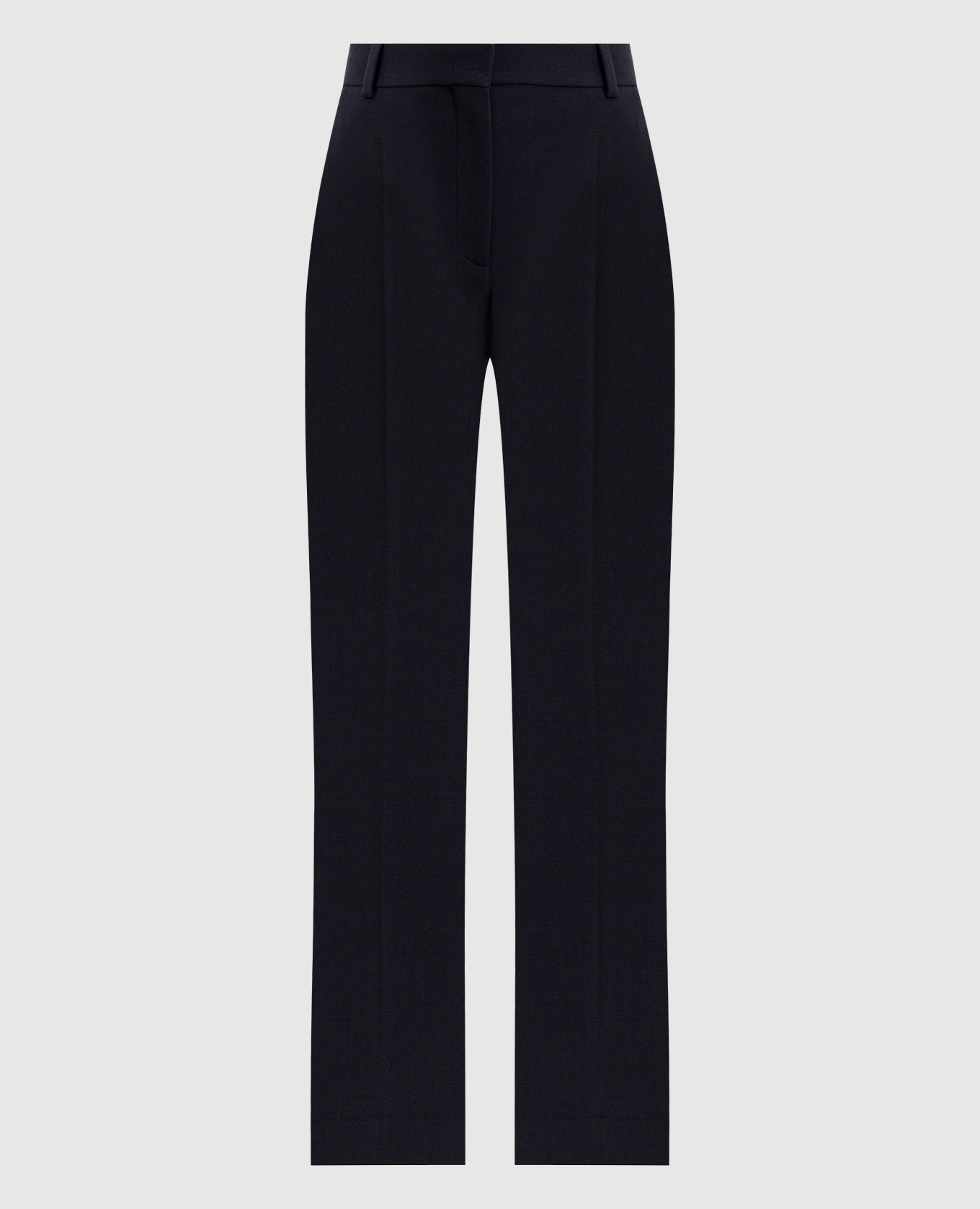 Ian black wool pants