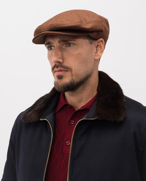 Stefano Ricci Brown wool cap MCV51SB100WK002T