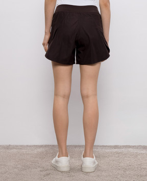 Jil Sander Brown shorts with logo J40KA0260JTN158