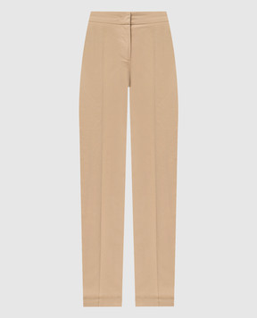 Twinset Beige pants with emblem 251TP2211