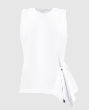 Peserico White top with asymmetric bottom S08535J000070