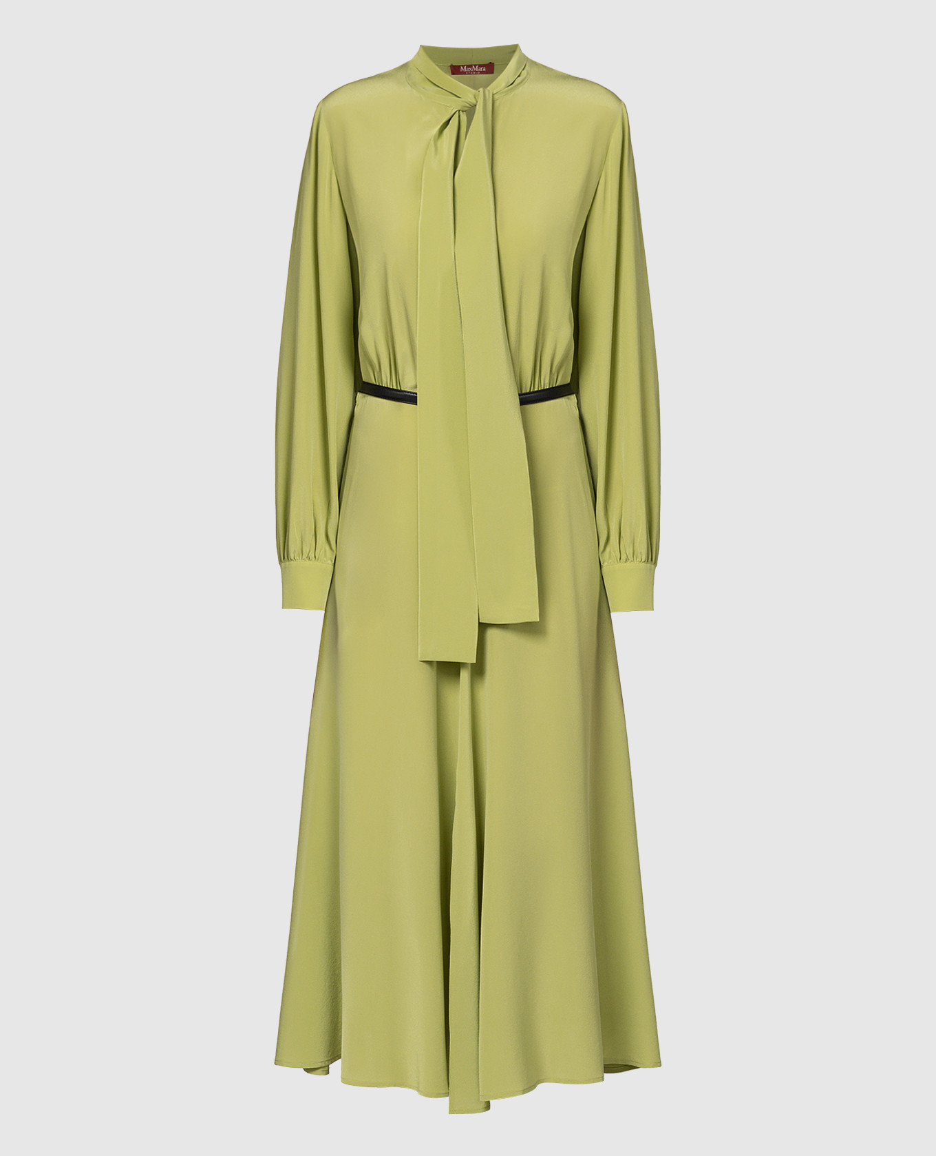 

Green dress REVERE made of silk Max Mara