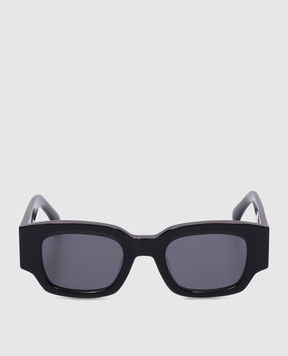Ami Paris Black sunglasses 75001 with metal Ami de Coeur emblem UGL507AM0004m