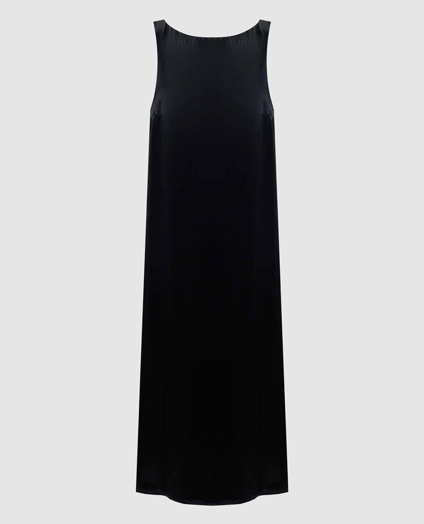 Black midi dress with monil chain Peserico