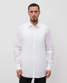 Dolce&Gabbana White linen shirt G5MM4TFU4MH