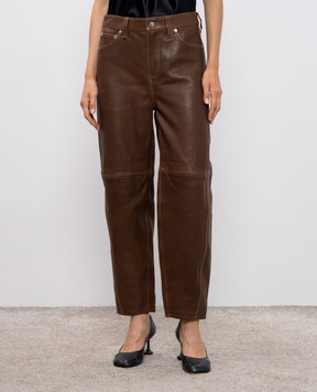 Simkhai Waldon brown leather pants 4254104V
