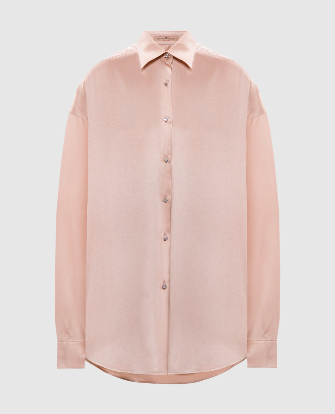 

Beige silk blouse with crystals Ermanno Scervino