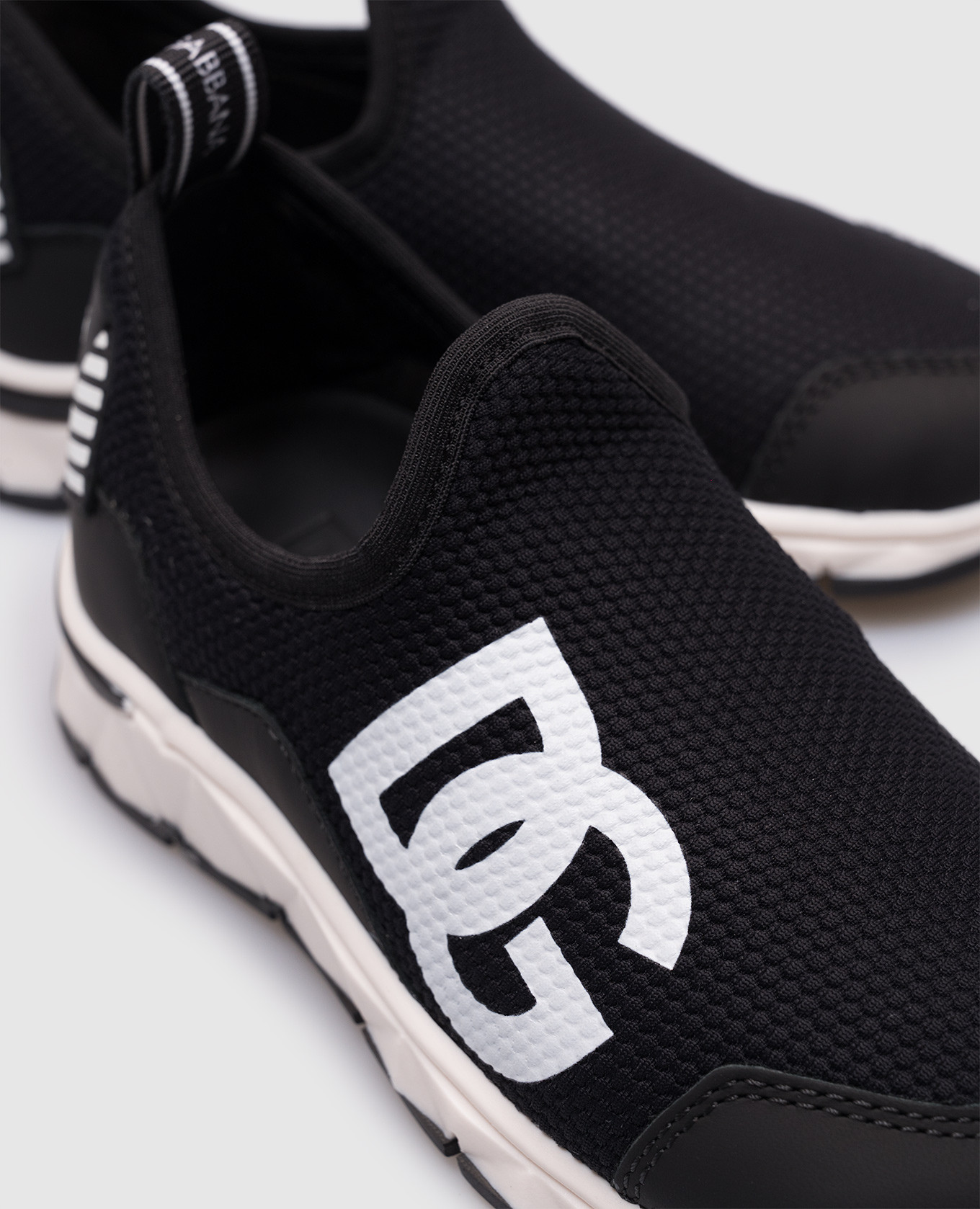 

Children's black sneakers with DG logo Dolce&Gabbana