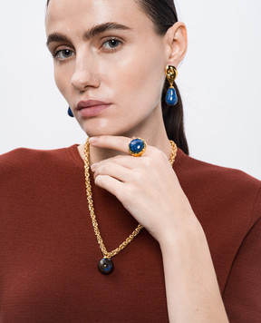 House of Fou Lake Pinkie Sea Ring BOLD