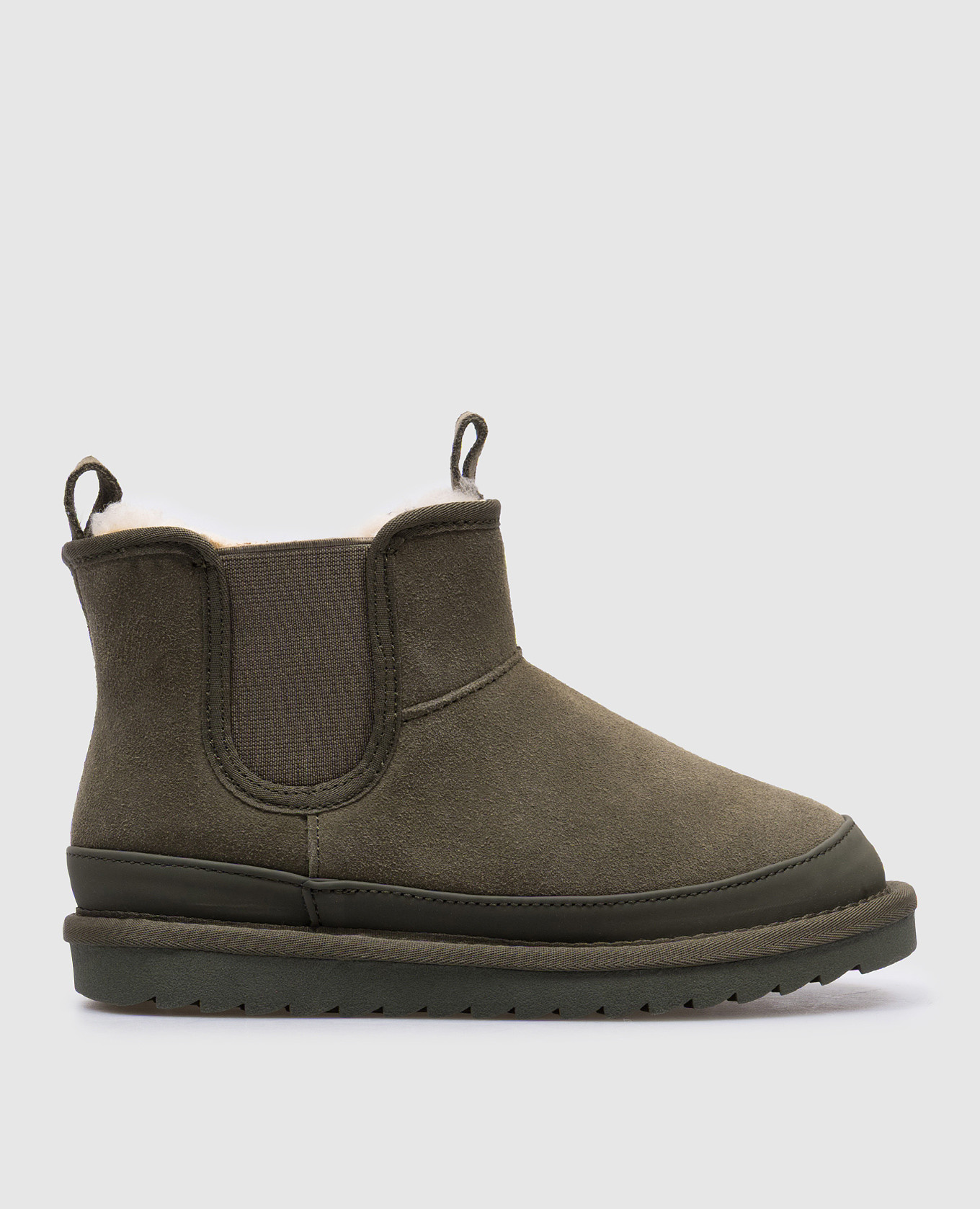 Kids suede green oogie colors of california