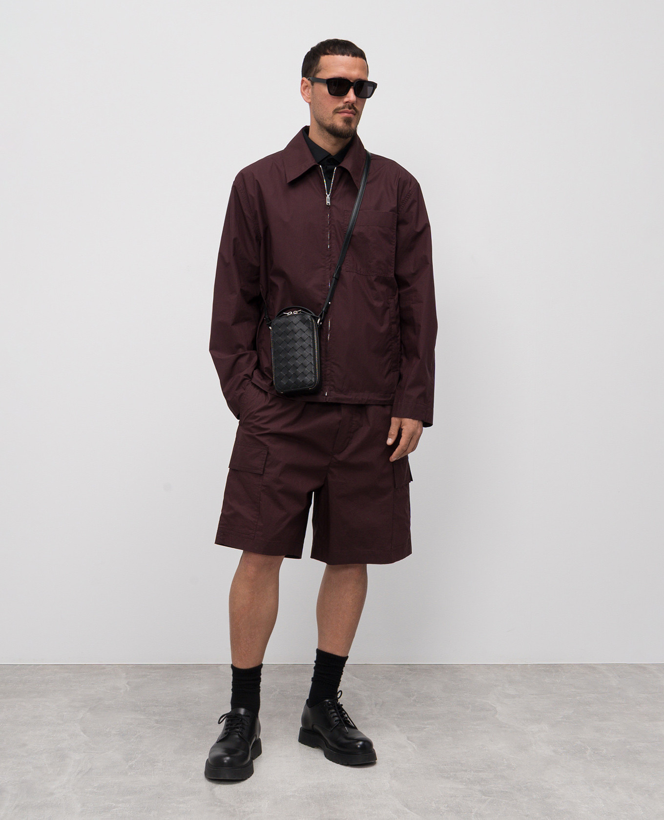 

Purple jacket with logo Bottega Veneta, Violet