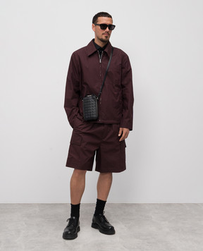 Bottega Veneta Purple jacket with logo 826331V5D20