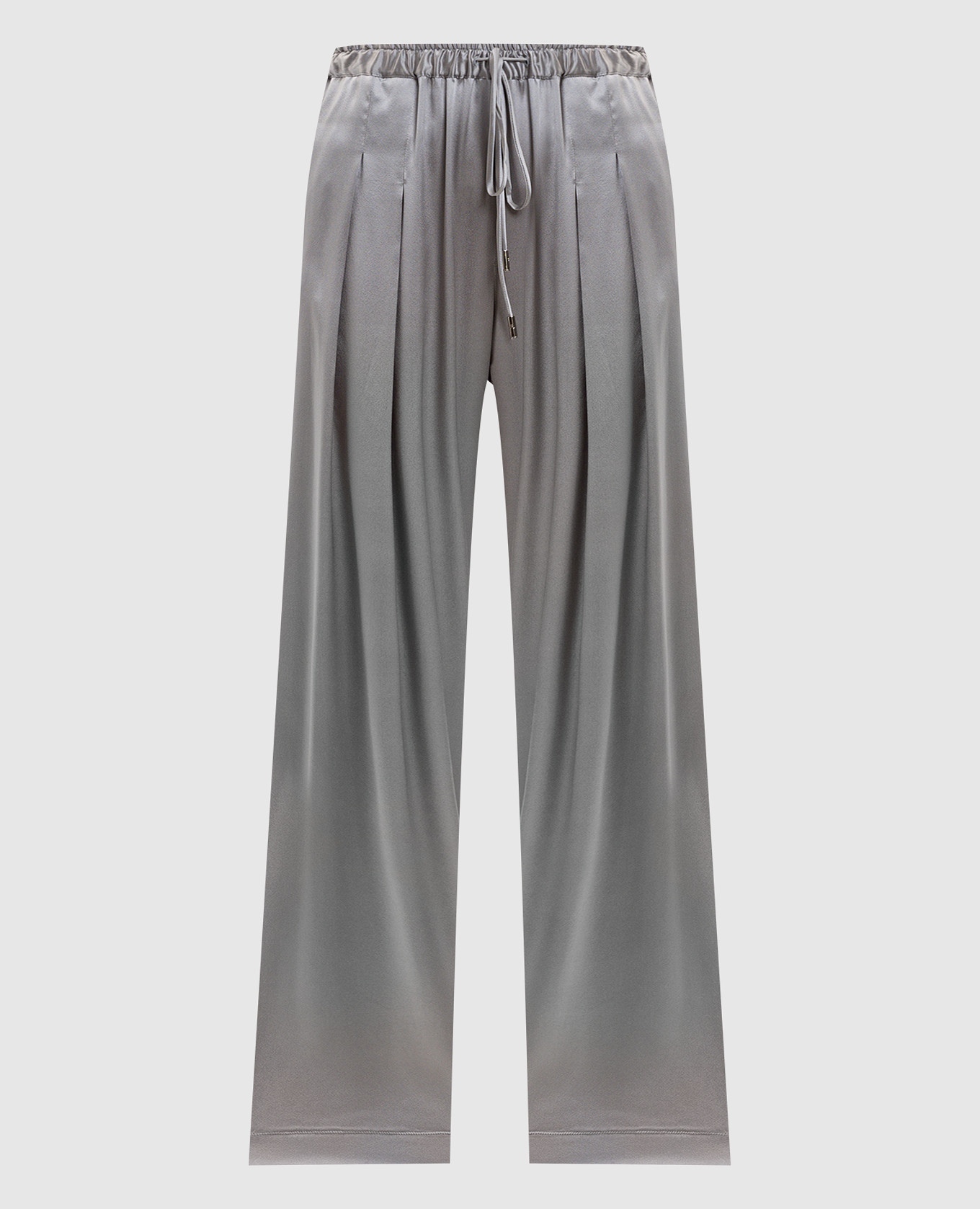 

Gray silk pants Ermanno Scervino, Grey