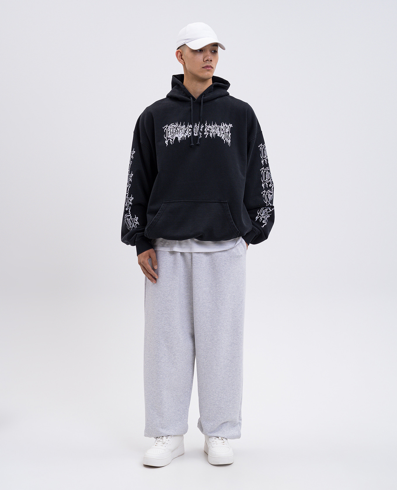

Cradle of Filth Contrast Print Black Hoodie Vetements