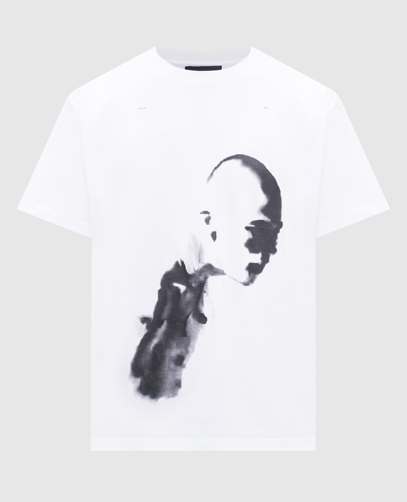 【関税込み】HELIOT EMIL ホワイト Deceptae 長袖Tシャツ Heliot Emil t-shirts for Men | SSENSE