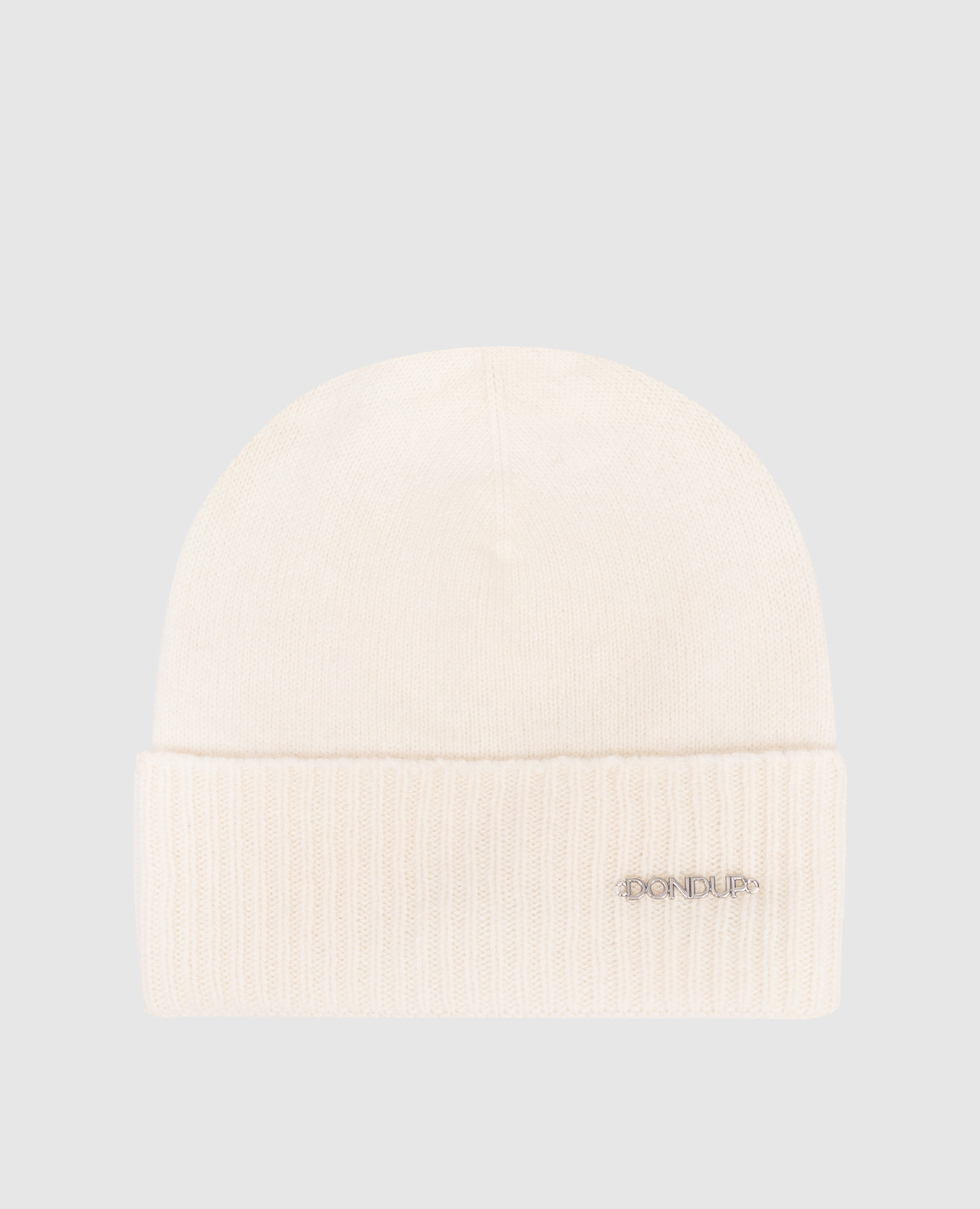 Beige cashmere and wool hat Dondup