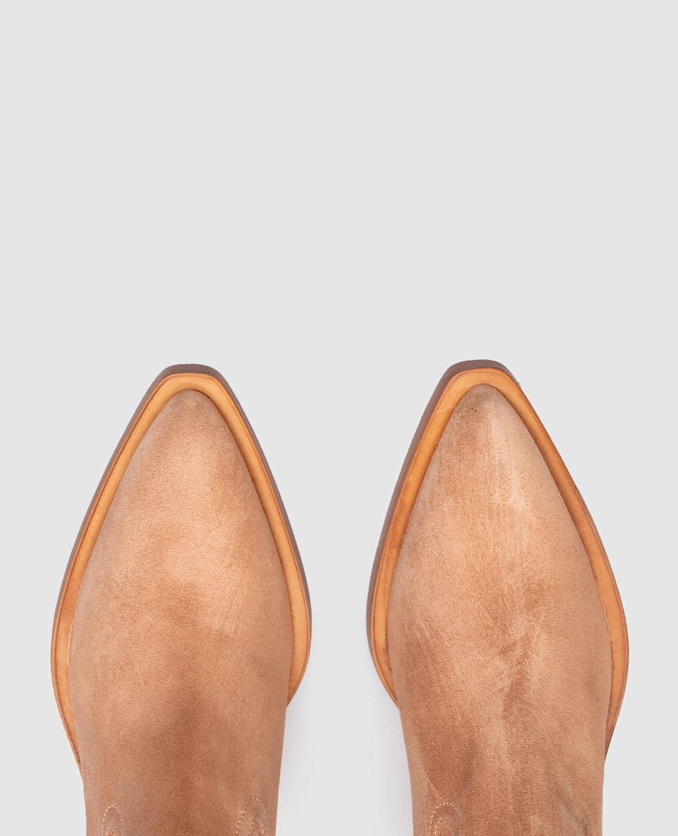 Beige suede TATE boots Stuart Weitzman 4