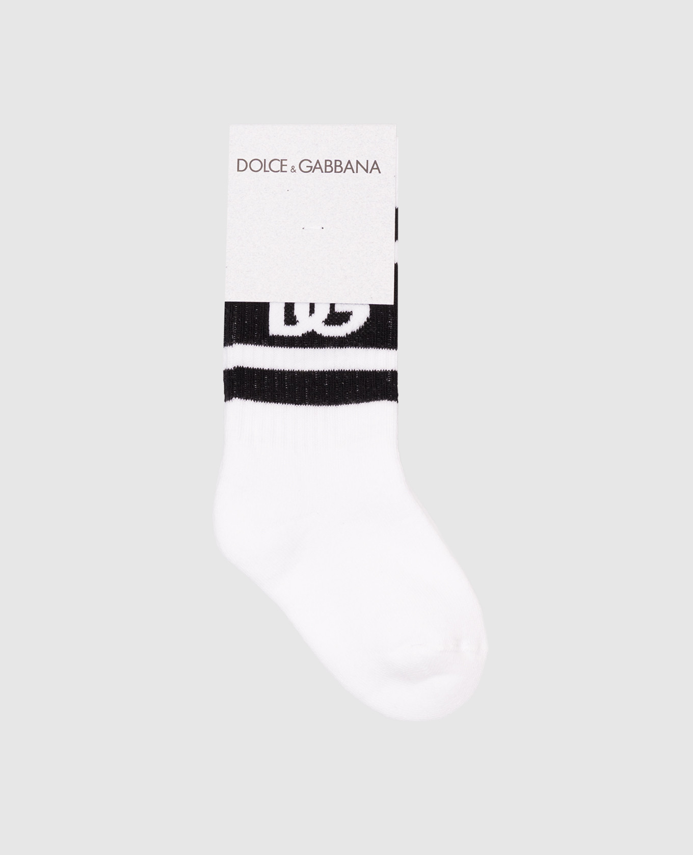 

Children's white socks with logo Dolce&Gabbana