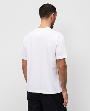 Bottega Veneta White T-shirt with embroidery 825172V4N50