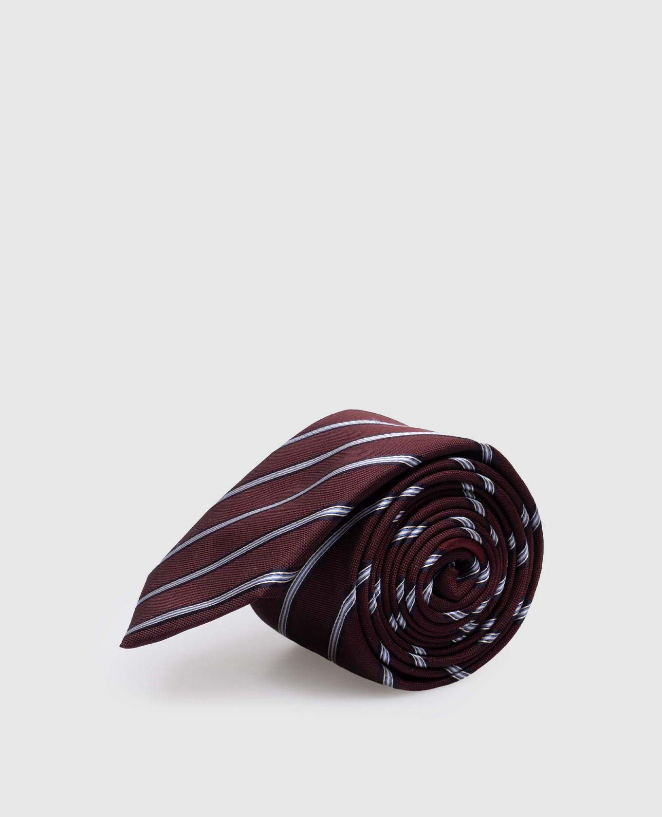 

Burgundy striped silk tie Dolce&Gabbana
