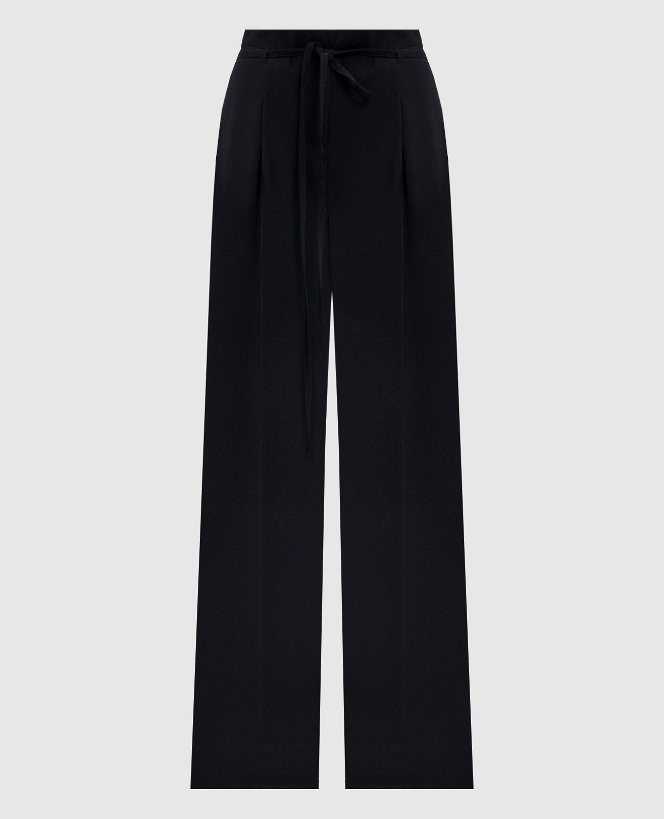 Black pants with logo