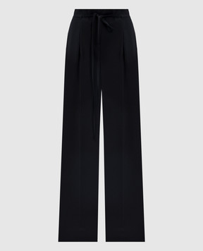 Twinset Black pants with logo 252TF2011