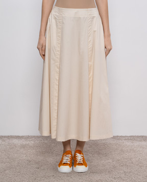 Peserico Beige midi skirt P0564701979