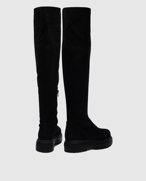 Le Silla Renger black suede boots 6486V020M1PPBAK