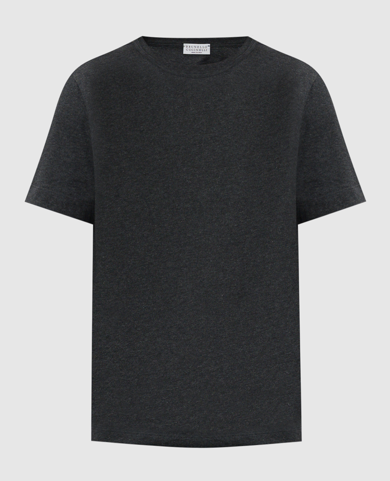

Gray t-shirt with monil chain Brunello Cucinelli, Grey