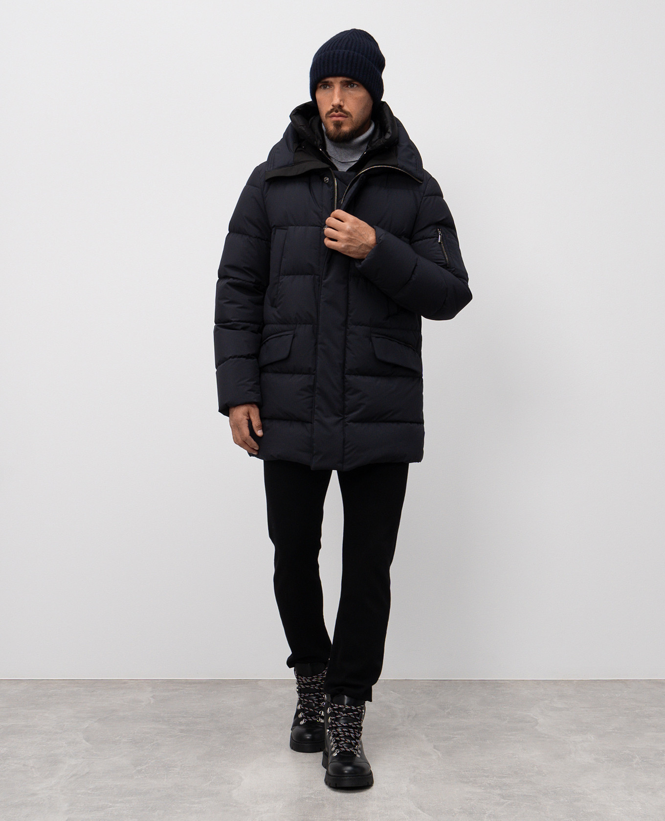 

Blue down jacket DAVIDE MooRER