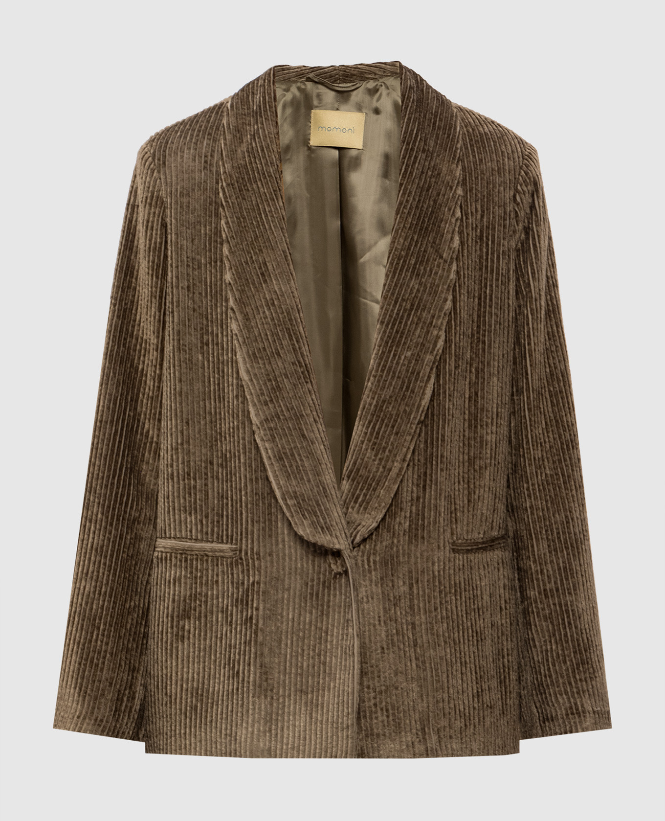 

Khaki Pembroke Corduroy Jacket Momoni